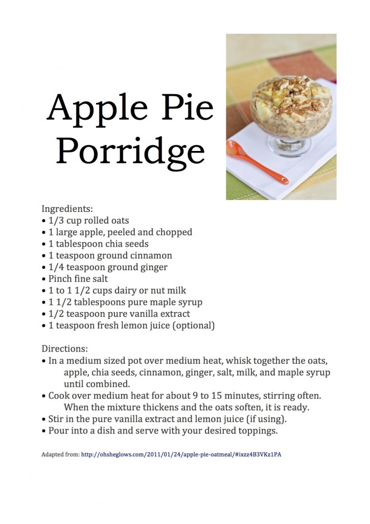 Apple pie porridge copy